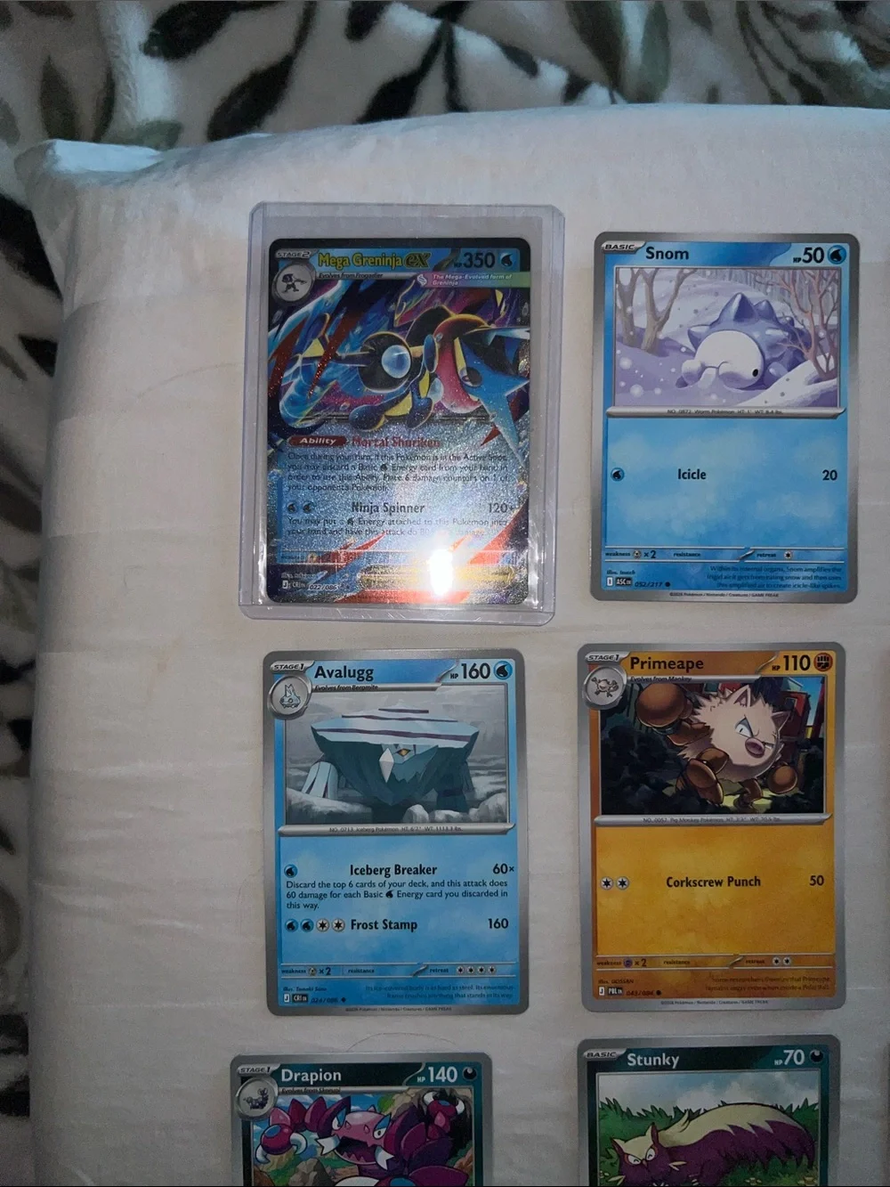 Pokemon Trading Cards - Blue, Green, Yellow, Black